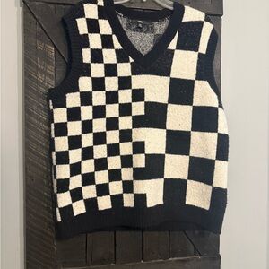 Courtyard Checkered Sweater Vest